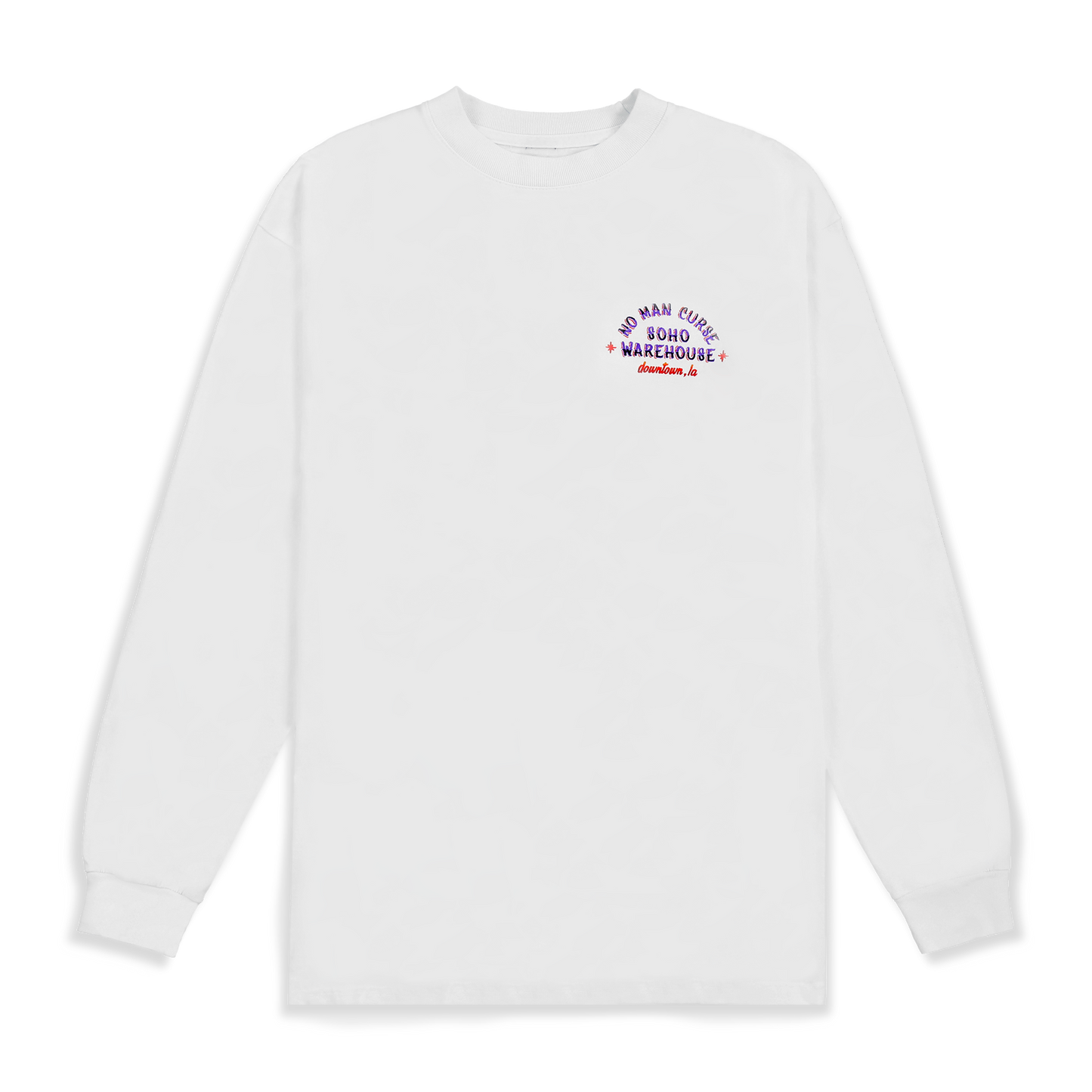 Original No Man Long sleeve - White